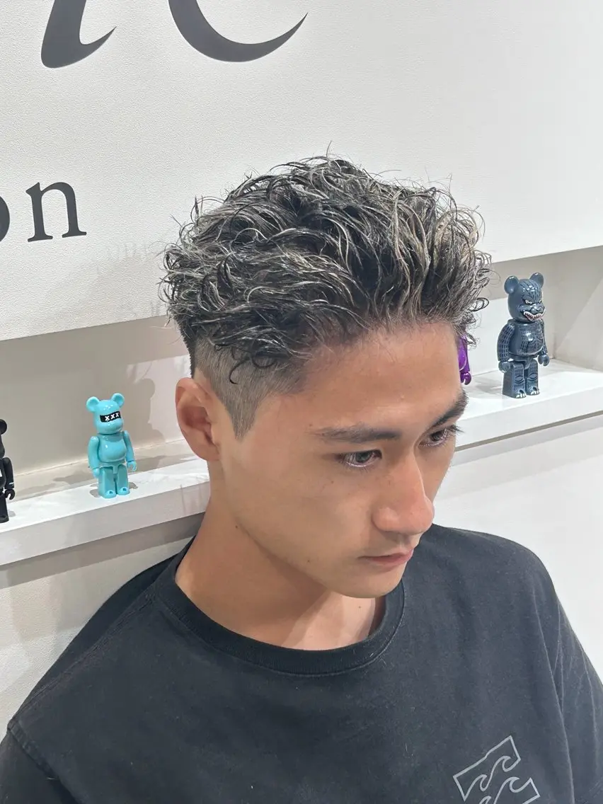 ショート パーマ メンズ メンズパーマ 丸田 恭平のヘアスタイル