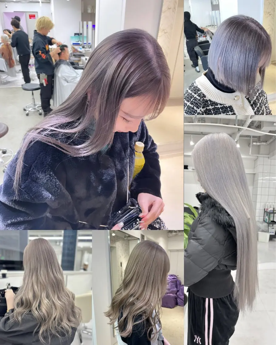 セミロング カット ヘアカラー トリートメント ヘアセット 🎗副店長/井上 竜 ブリーチ指名No.1のヘアスタイル