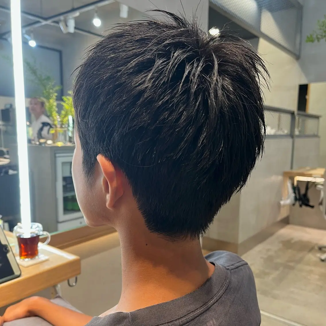 ショート メンズ カット 銘苅 祥一のヘアスタイル