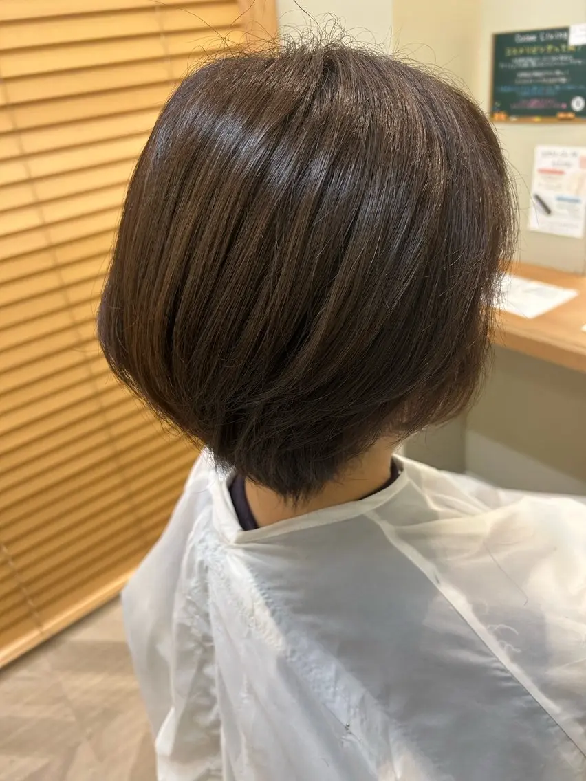 ショート カラー アッシュ オレンジ ヘアカラー azuma メンズカット艶カラーのヘアスタイル