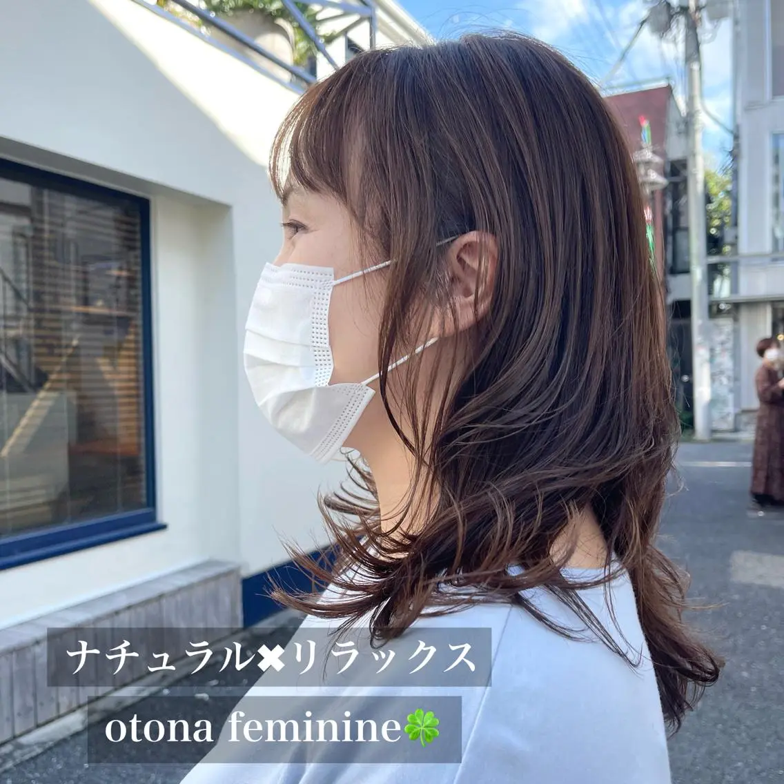 ミディアム カラー パーマ カット パーマ 黒崎 勝巳のヘアスタイル