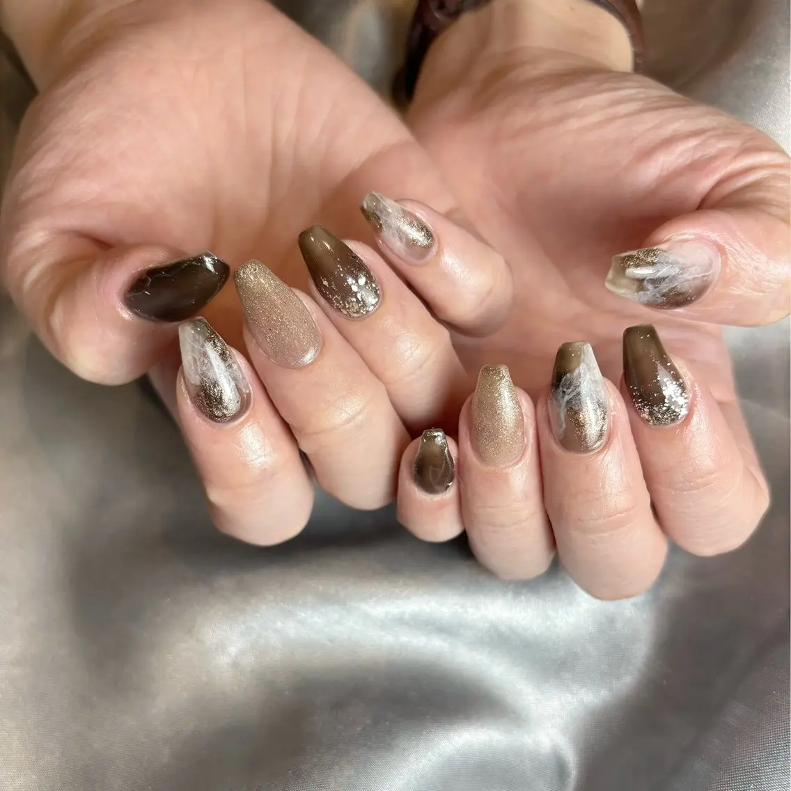 ネイル アートネイル ジェルネイル nail solon joieのネイルデザイン