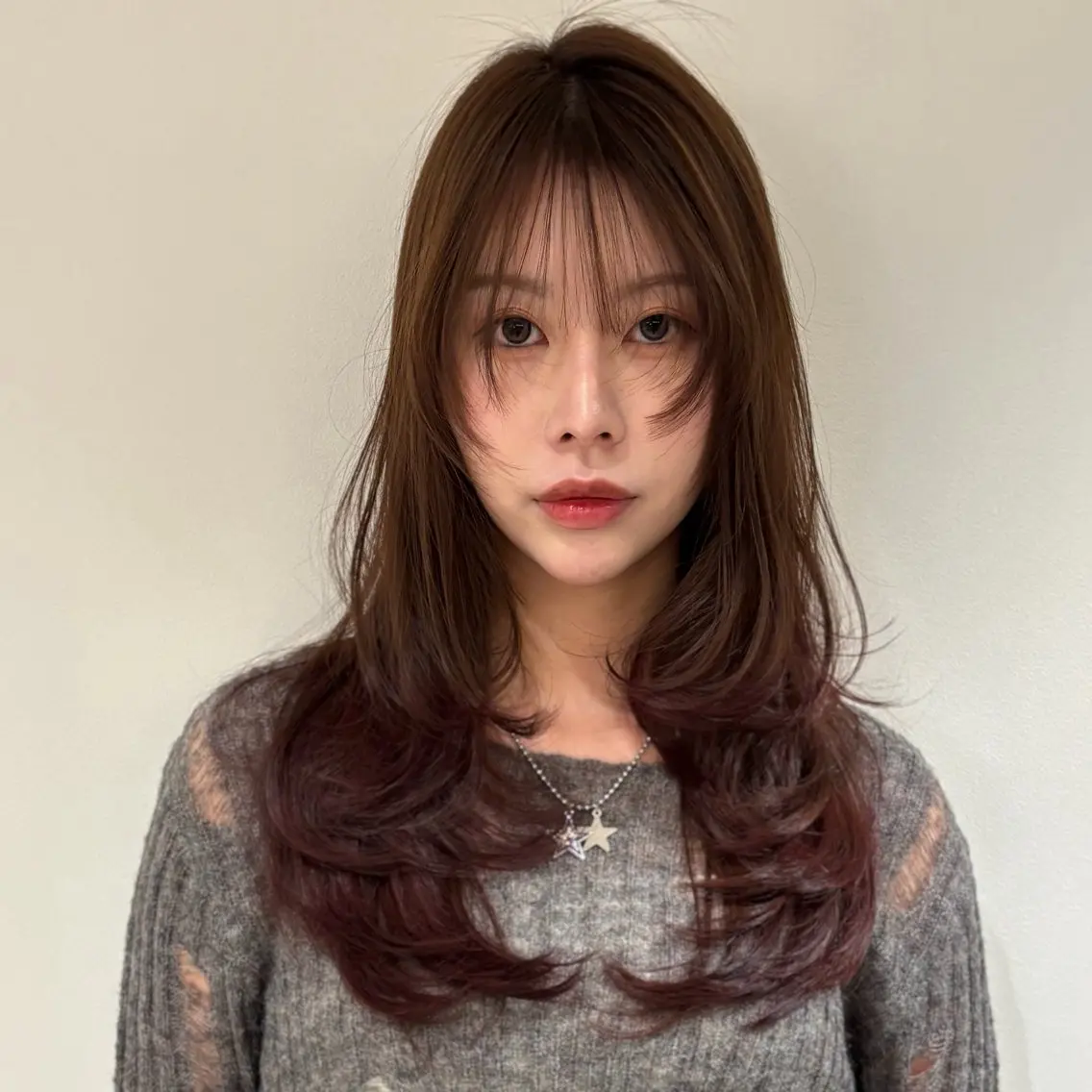 ロング 髙落 香帆のヘアスタイル