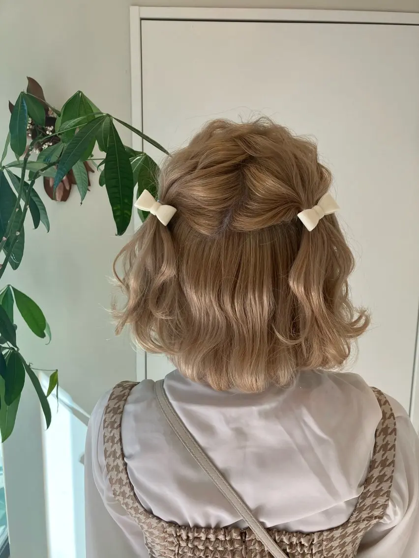 ヘアアレンジ ツインテール Hair&Make Nahoのマツエク・マツパデザイン