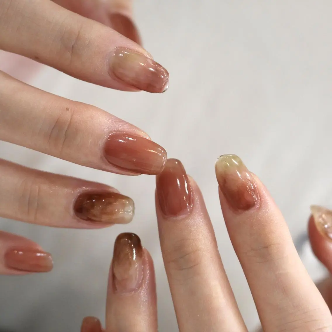 ネイル ニュアンスネイル ワンカラーネイル 大阪/堀江ニュアンス KASUMIのネイルデザイン