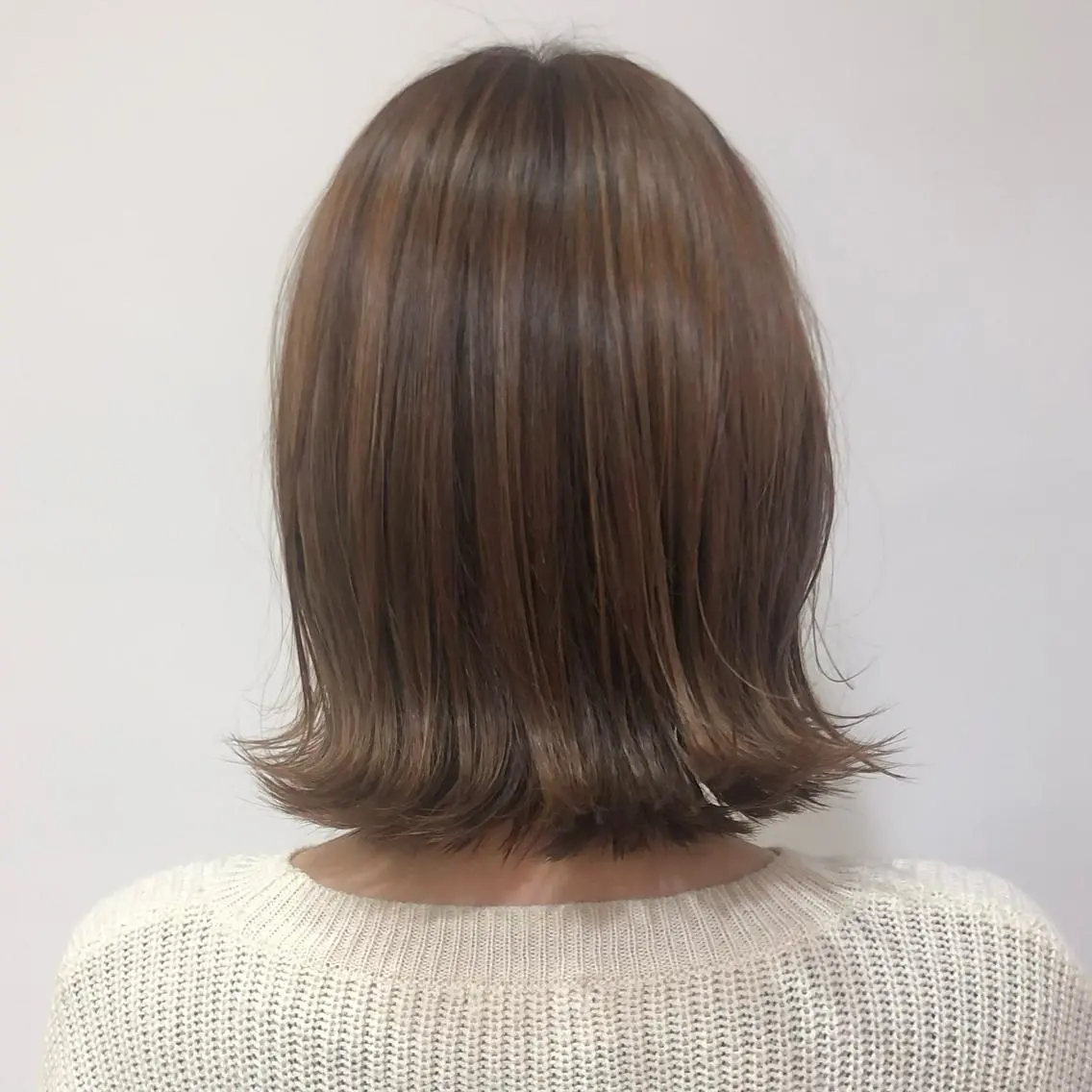 ミディアム カラー ベージュカラー ピンクカラー ピンクベージュ 石井 良典のヘアスタイル