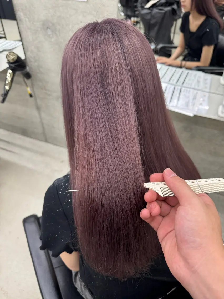 ロング カラー ブリーチ ケアブリーチ 髪質改善 ヘアカラー Kazuki/名古屋 ブリーチ/髪質改善のヘアスタイル
