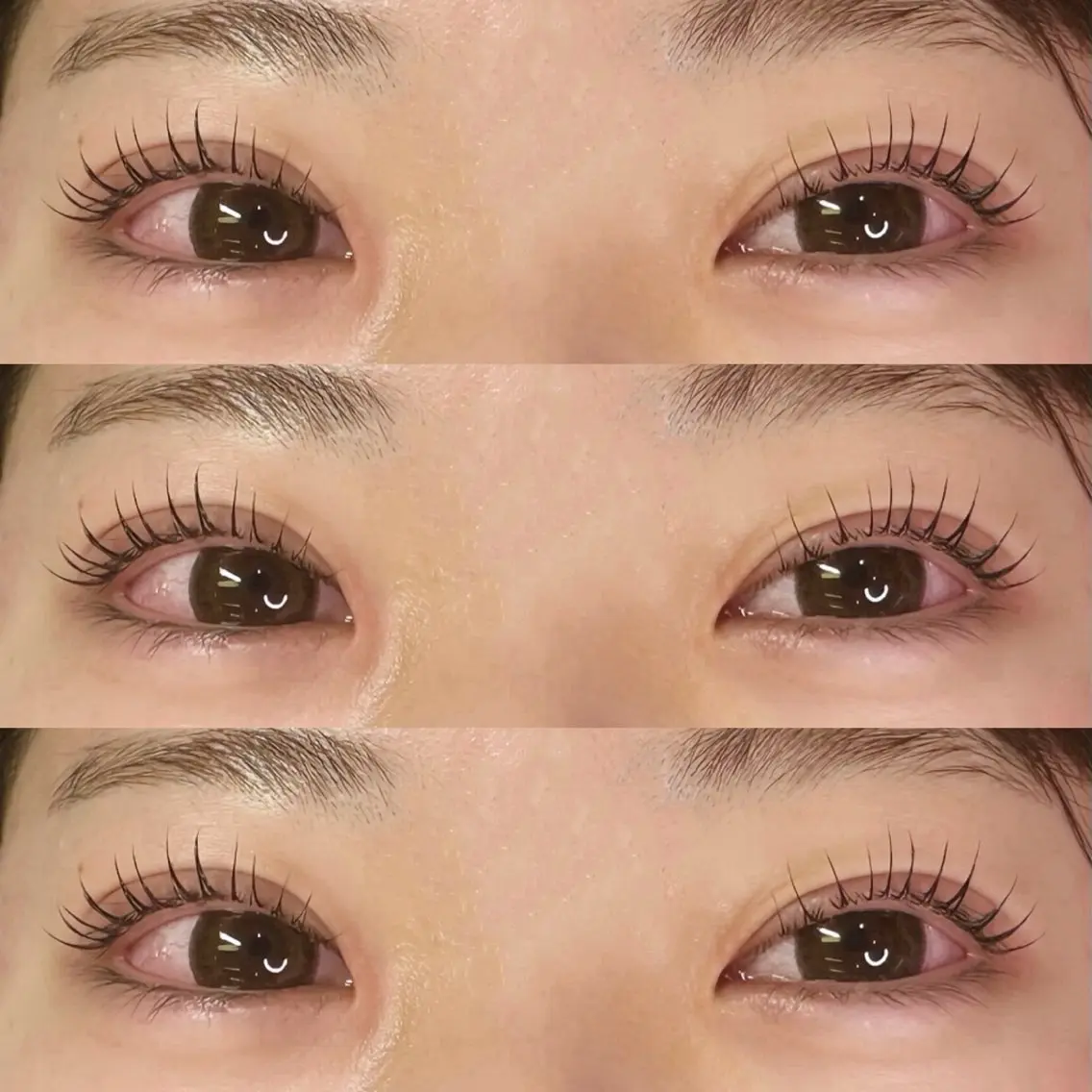 マツエク・マツパ パリジェンヌラッシュリフト まつげパーマ 一重×まつ毛パーマ マツパ サン美容室 ♡の眉毛・アイブロウイメージ
