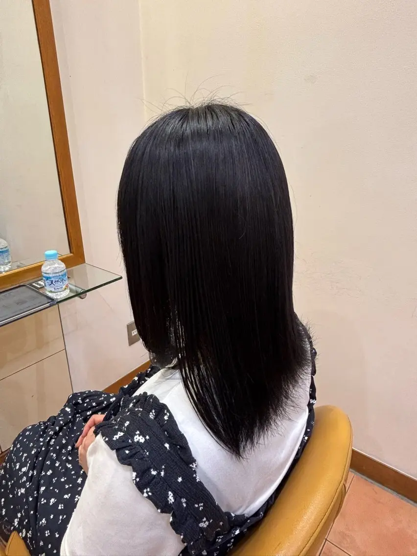 🥀【18時~限定】就活生限定!暗染めワンカラー✨️の写真