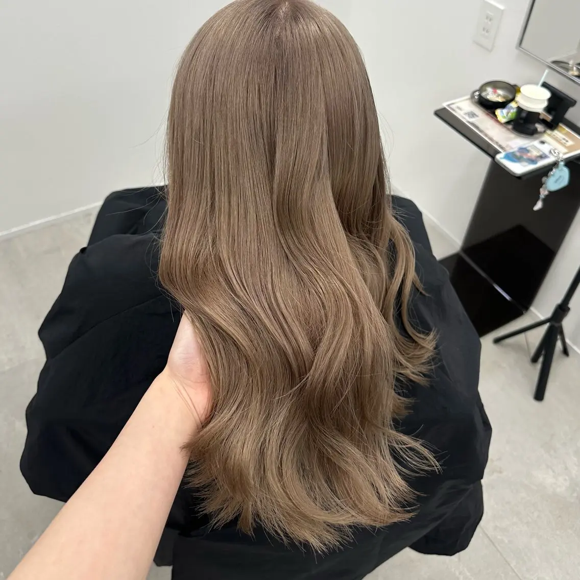 セミロング ヘアカラー トリートメント ベージュ/ブリーチ /natsumiのヘアスタイル