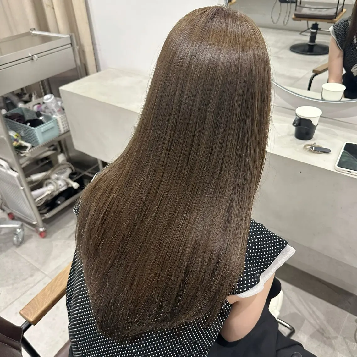 ロング カラー ヘアカラー トリートメント 五反田カラーリスト 🖤🫧🪞佳祐のヘアスタイル