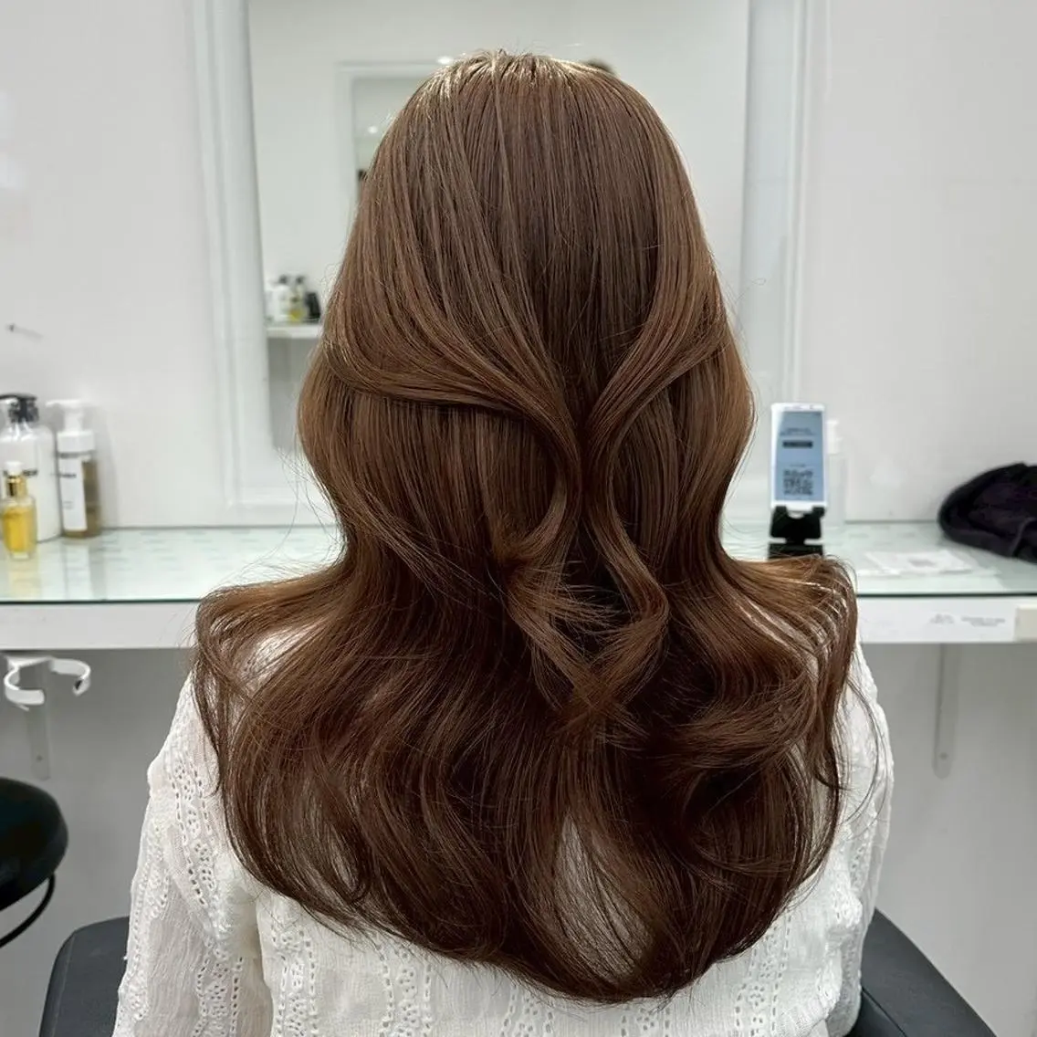 カラー ヘアカラー トリートメント ヘッドスパ ヘアセット ブリーチなし🪽 透明感/横浜🪞のヘアスタイル