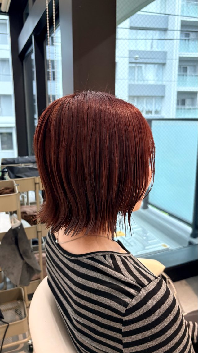 ショート ボブ くびれヘア 顔まわりレイヤー 顔周りカット 髪質改善 カット トリートメント 大宮/似合わせボブ レイヤー/透明感/歩のヘアスタイル