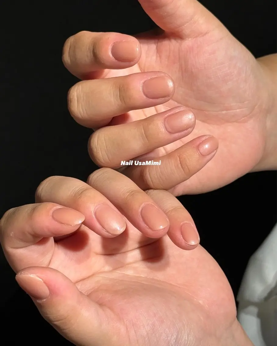 ネイル ジェルネイル 氷ネイル・うるうるネイル 韓国ネイル マグネットネイル ワンホンネイル ハンドネイル 本町ネイルNail UsaMimiのネイルデザイン