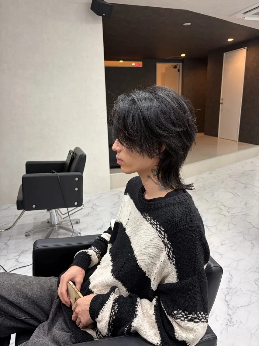 カラー パーマ カット パーマ 木村 拓美のヘアスタイル