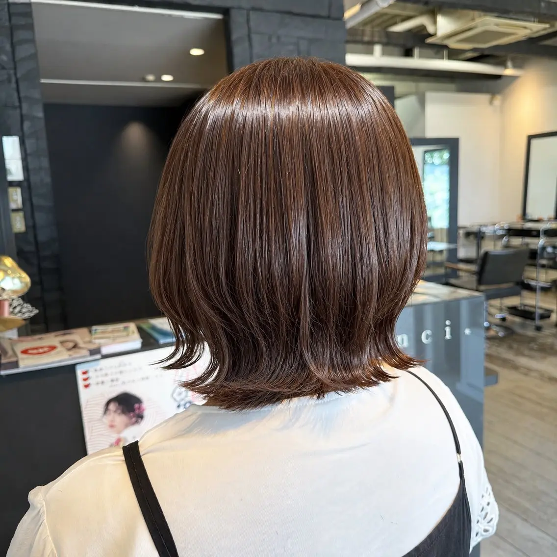 ミディアム ヘアカラー 髙松 琉杏のヘアスタイル