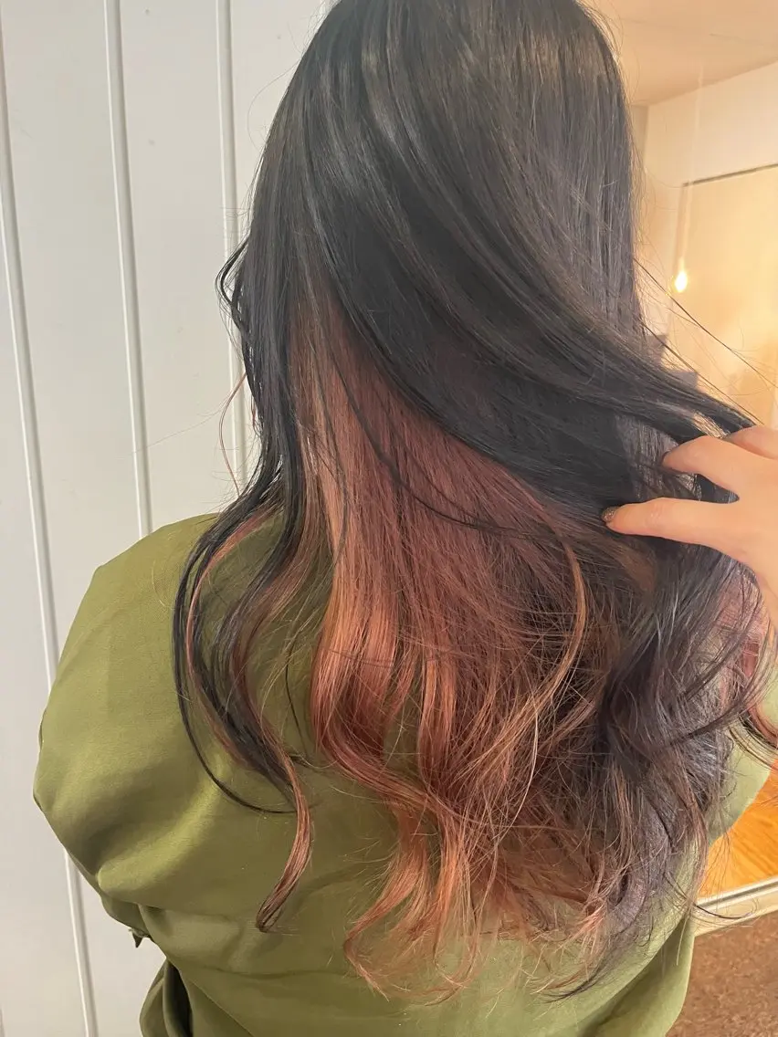 ロング ロングレイヤー レイヤーカット ロング 田中 結月のヘアスタイル