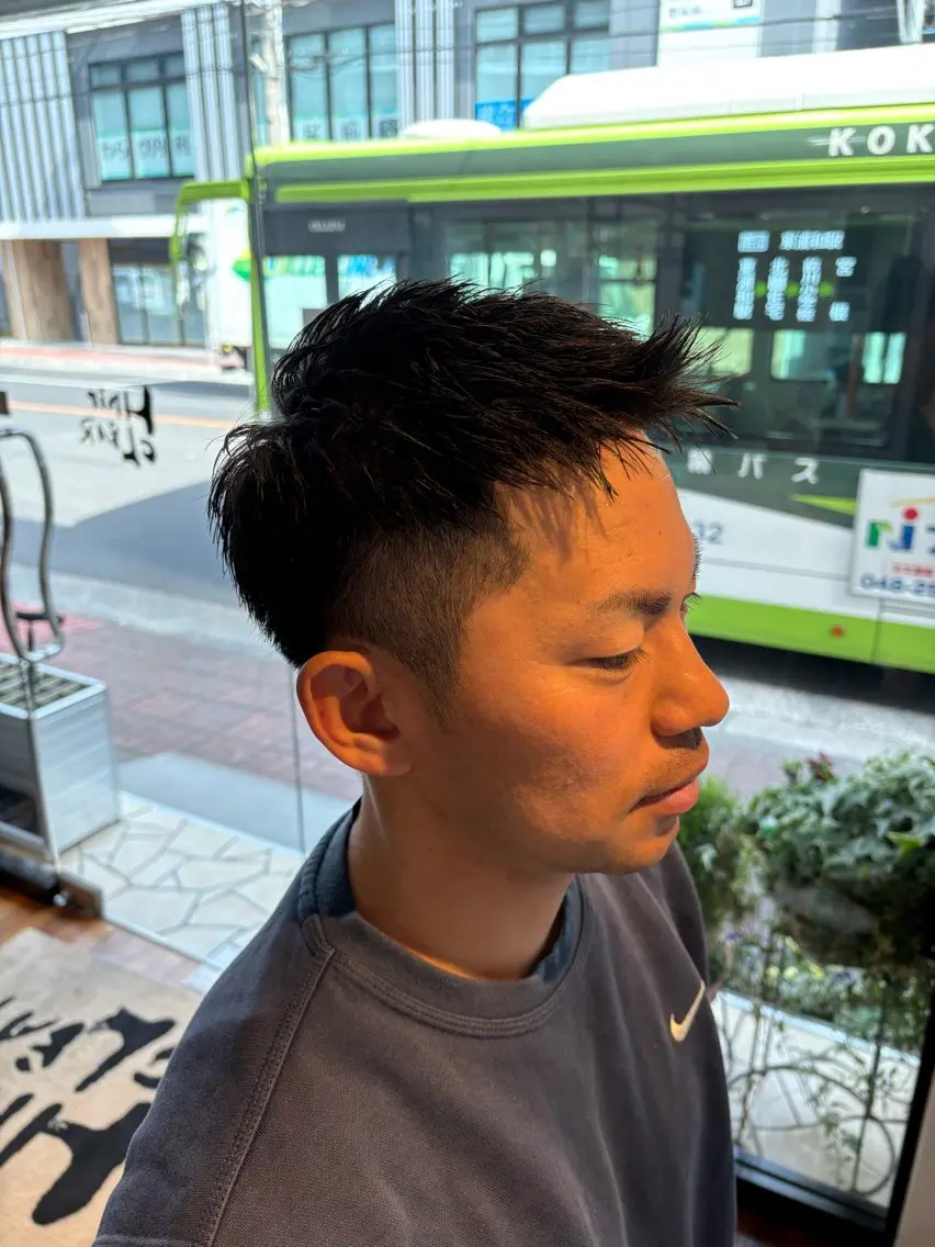 メンズ アップバング 熊田 秀佳　川口店のヘアスタイル