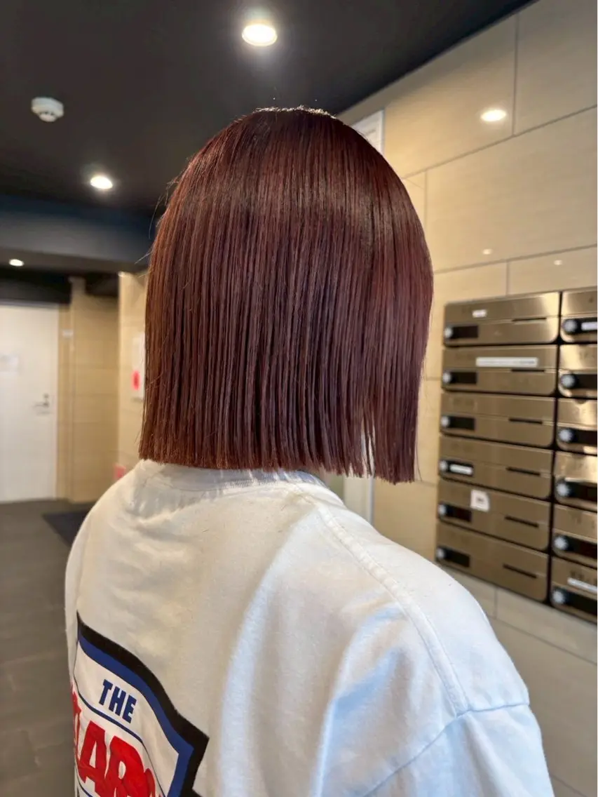 カラー 真下 瑞歩のヘアスタイル