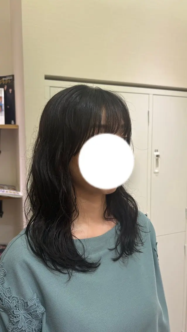 セミロング セミロングパーマ MAHAE 中司のヘアスタイル