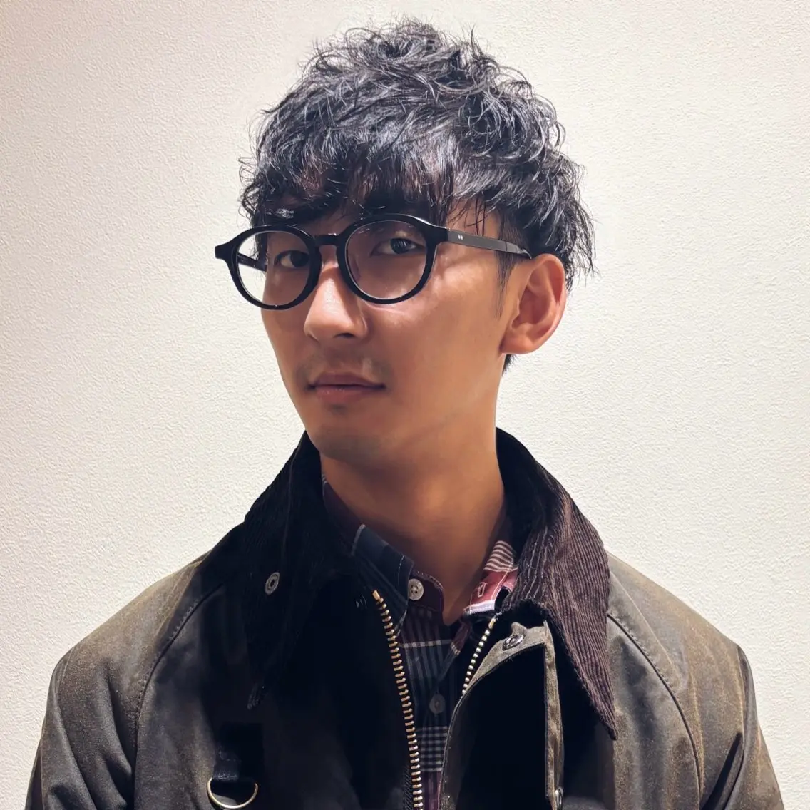メンズカット+シャドウパーマの写真