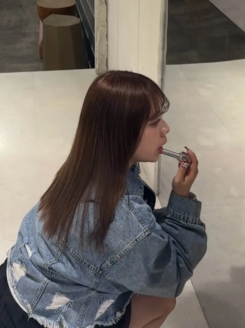 セミロング ヘアカラー 透明感カラー /sayakaのヘアスタイル