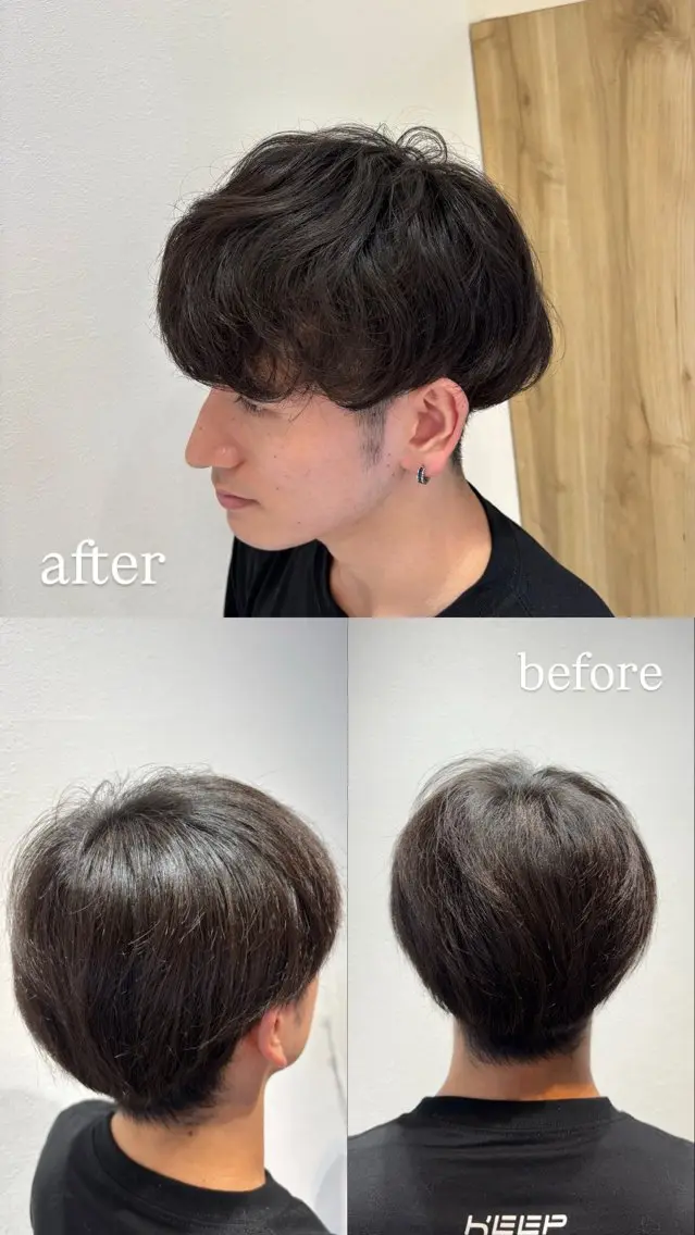 パーマ メンズ メンズパーマ 島貫 陽香のヘアスタイル