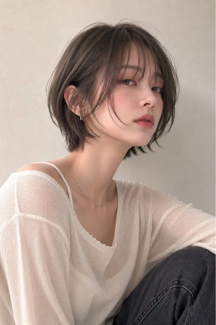 ショート 新宿 透明感カラー /髪質改善 葛西夏海のヘアスタイル