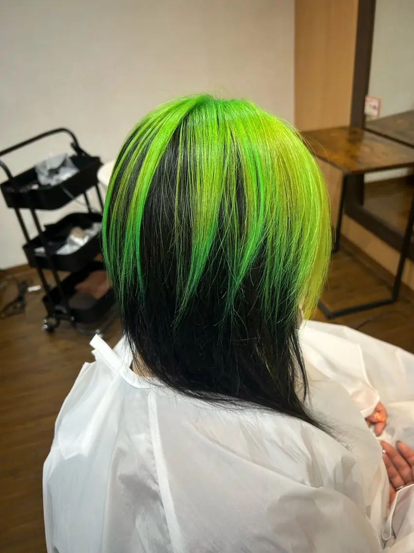 ミディアム カラー 浅香山✨美髪✨ やまもとあきこのヘアスタイル
