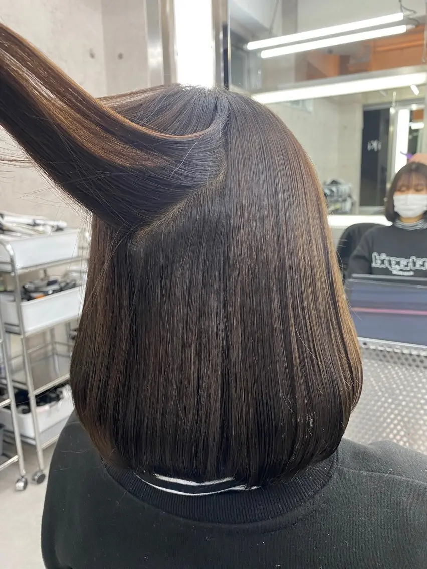 ロング パーマ カット 縮毛矯正 TELA HAIR 石岡♡aikaのヘアスタイル