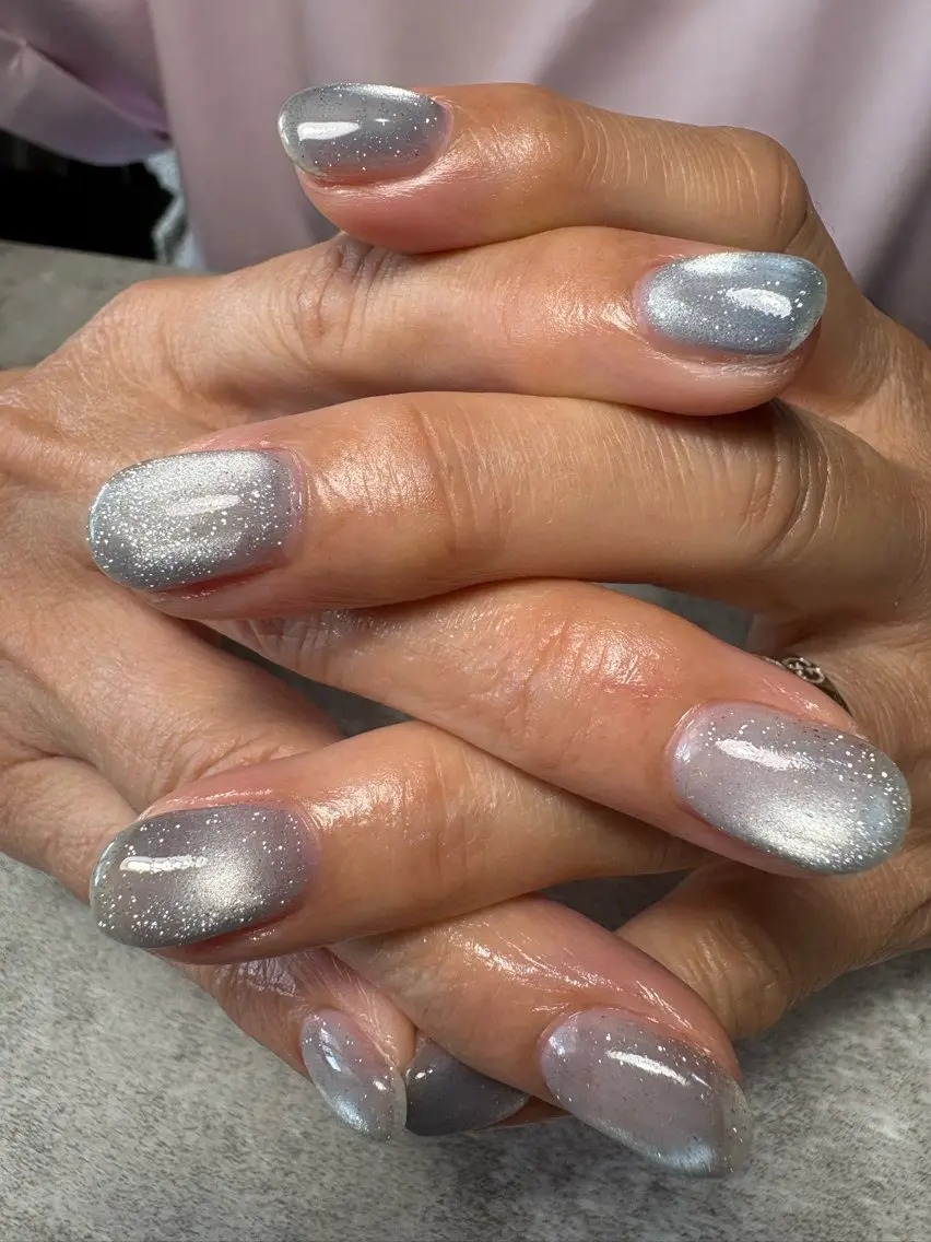 ネイル マグネットネイル マグネットワンカラー ワンカラーネイル nailsalon bambiのネイルデザイン