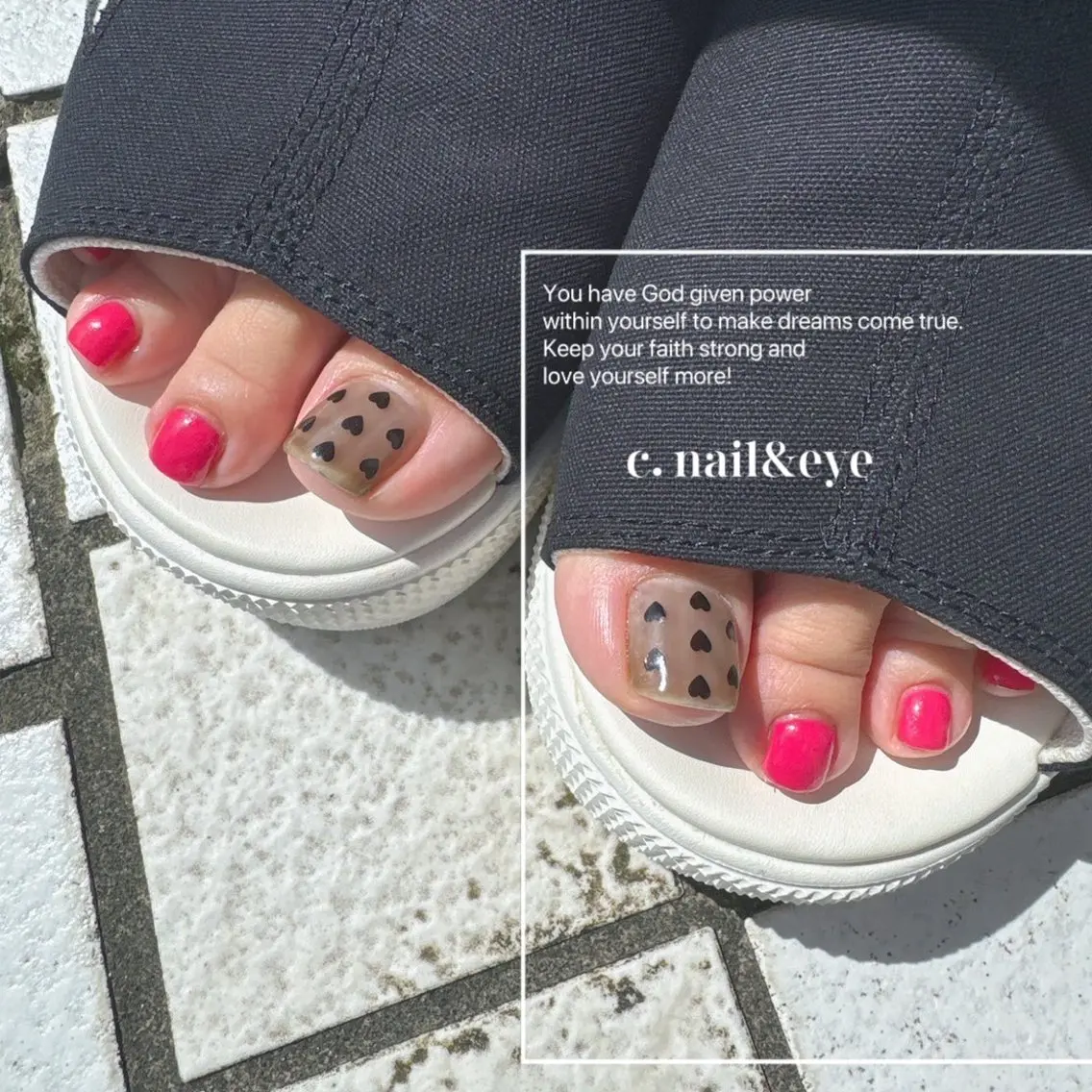 ネイル フットネイル C.Nail &Eyeのネイルデザイン