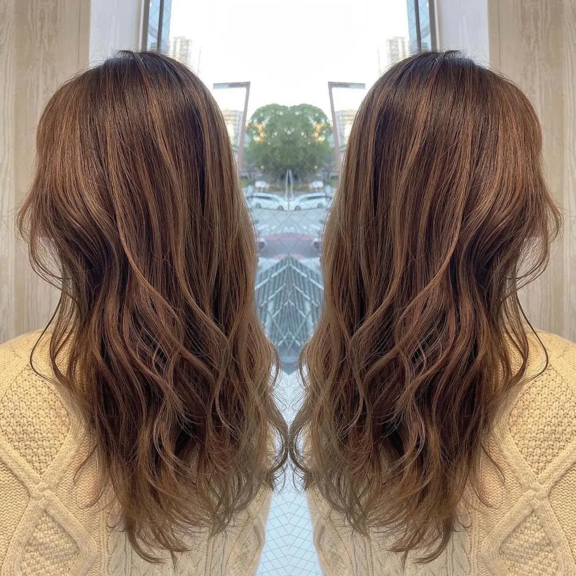 セミロング カラー アッシュ ベージュカラー 透明感カラー グラデーションカラー 外国人風カラー カット ヘアカラー トリートメント 河合秀明/ショート /ボブ/レイヤーのヘアスタイル