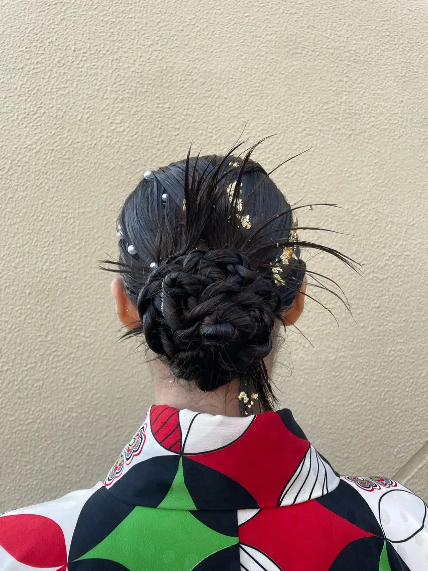 前撮り、後撮りヘアセットの写真