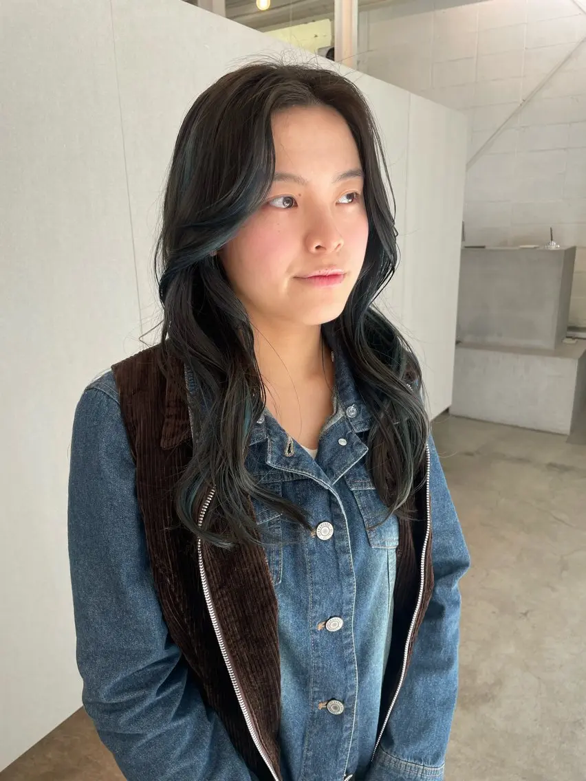 ロング カット 平野 叶花のヘアスタイル