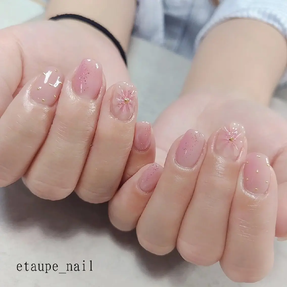 ネイル ハンドネイル 向原自宅サロン ★エトープネイルのネイルデザイン