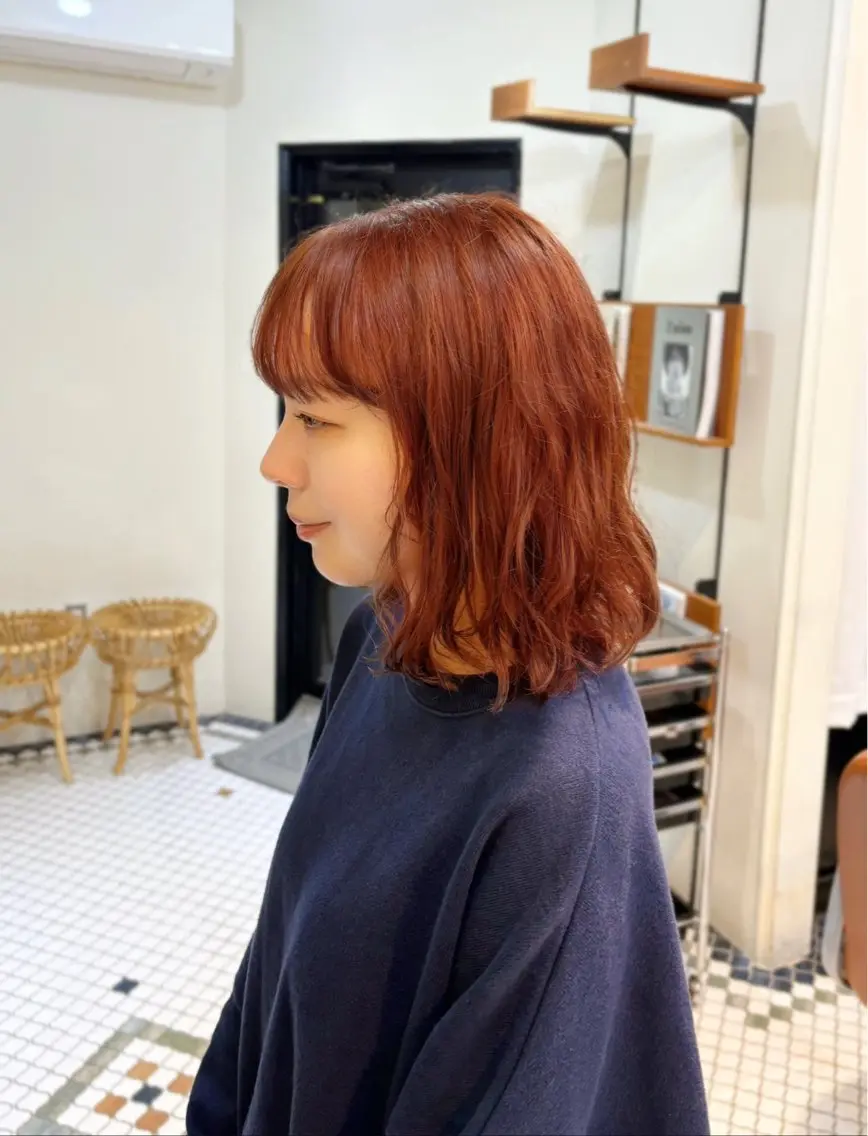 カラー 🍒暖色カラー/ 透明感/hina🍒のヘアスタイル