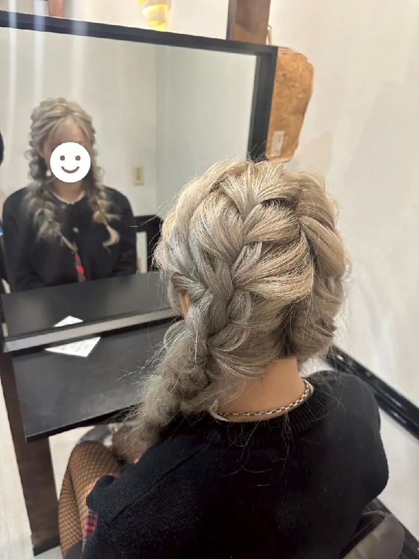 ヘアアレンジ ソウワ ヒナコのヘアスタイル