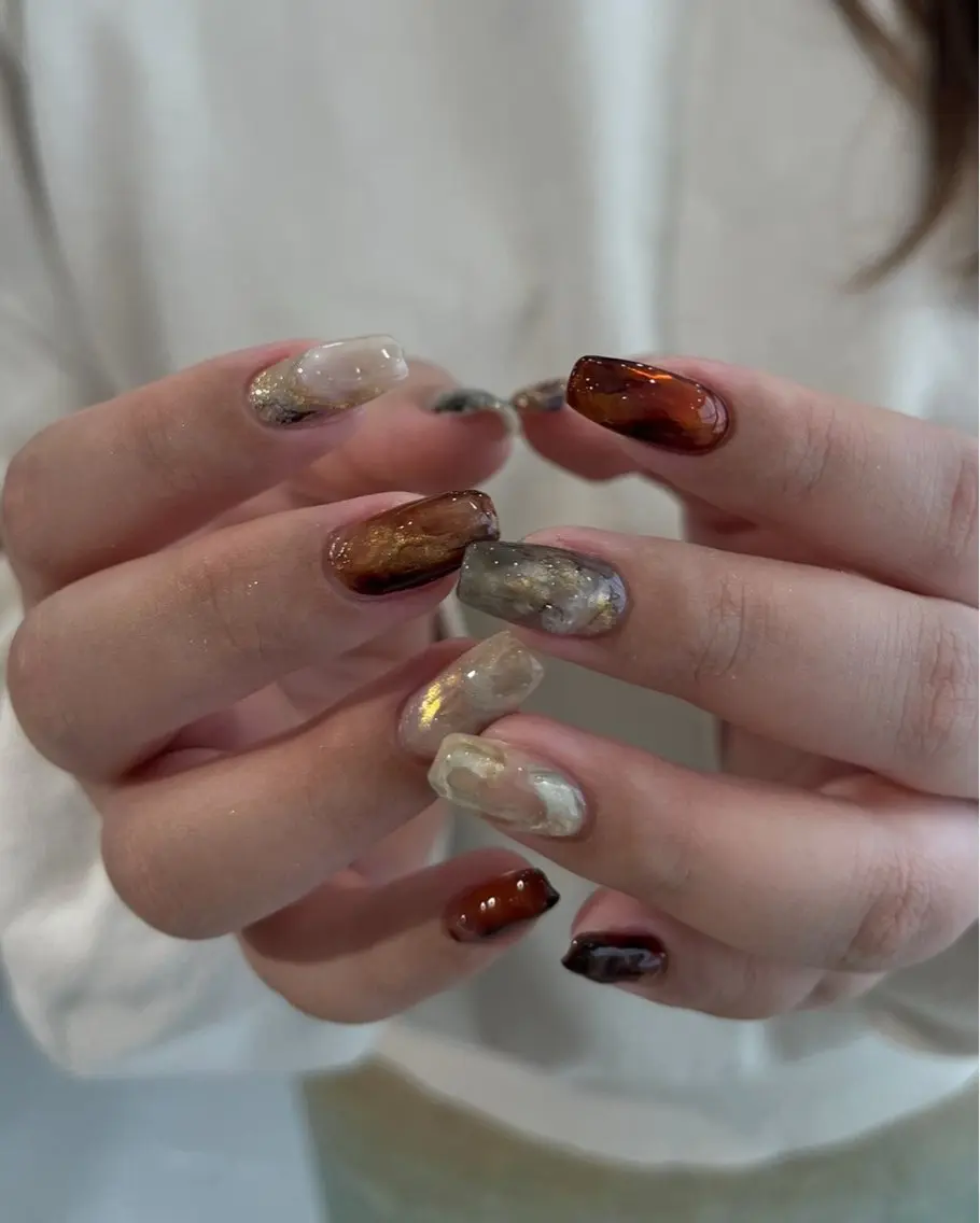 【特別価格】ご新規様10%オフ！ 💅🏻ハンドネイル/オフ無し・10本デザインコースの写真