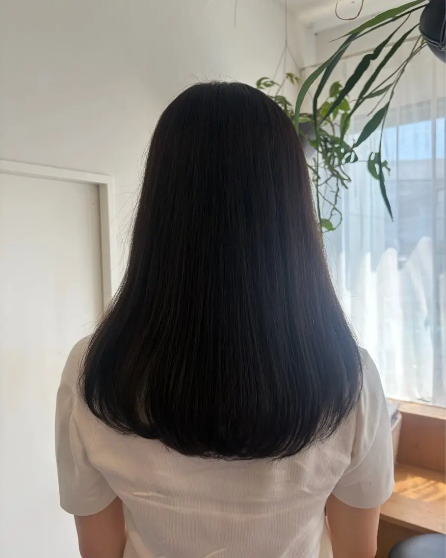ミディアム カット ヘアカラー トリートメント 暖色カラー/レイヤー スタイル みはる🌙のヘアスタイル