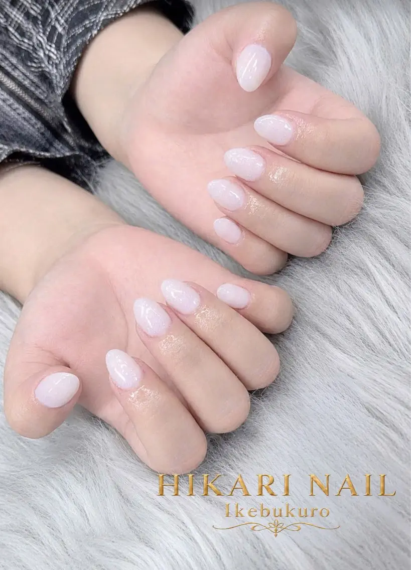 ネイル チークネイル 長さ出し フレンチネイル ガーリー ハロウィン ハンドネイル HikariNail Ikebukuroのネイルデザイン