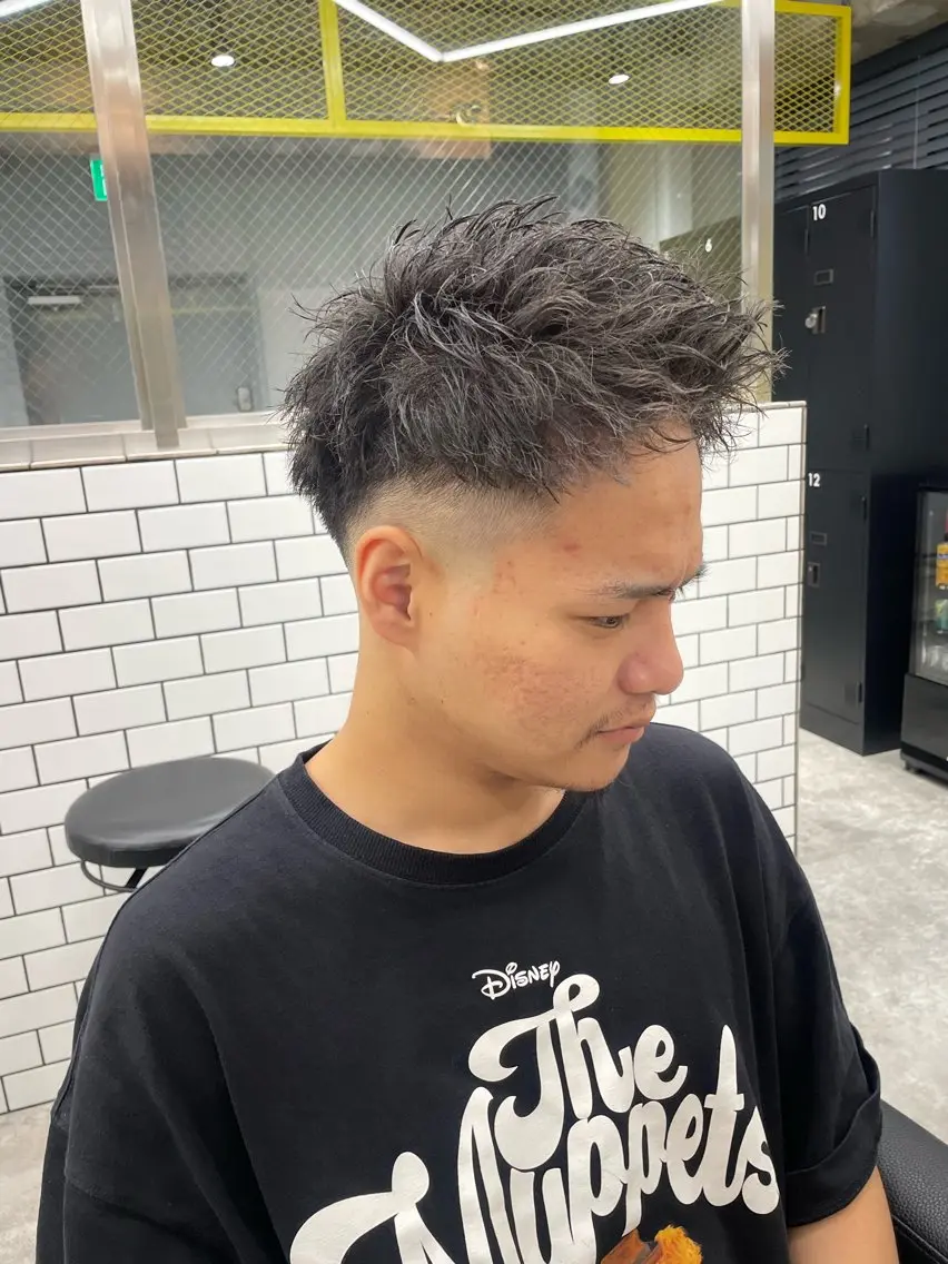 ショート パーマ メンズ ショートスタイル RYOSUKEのヘアスタイル