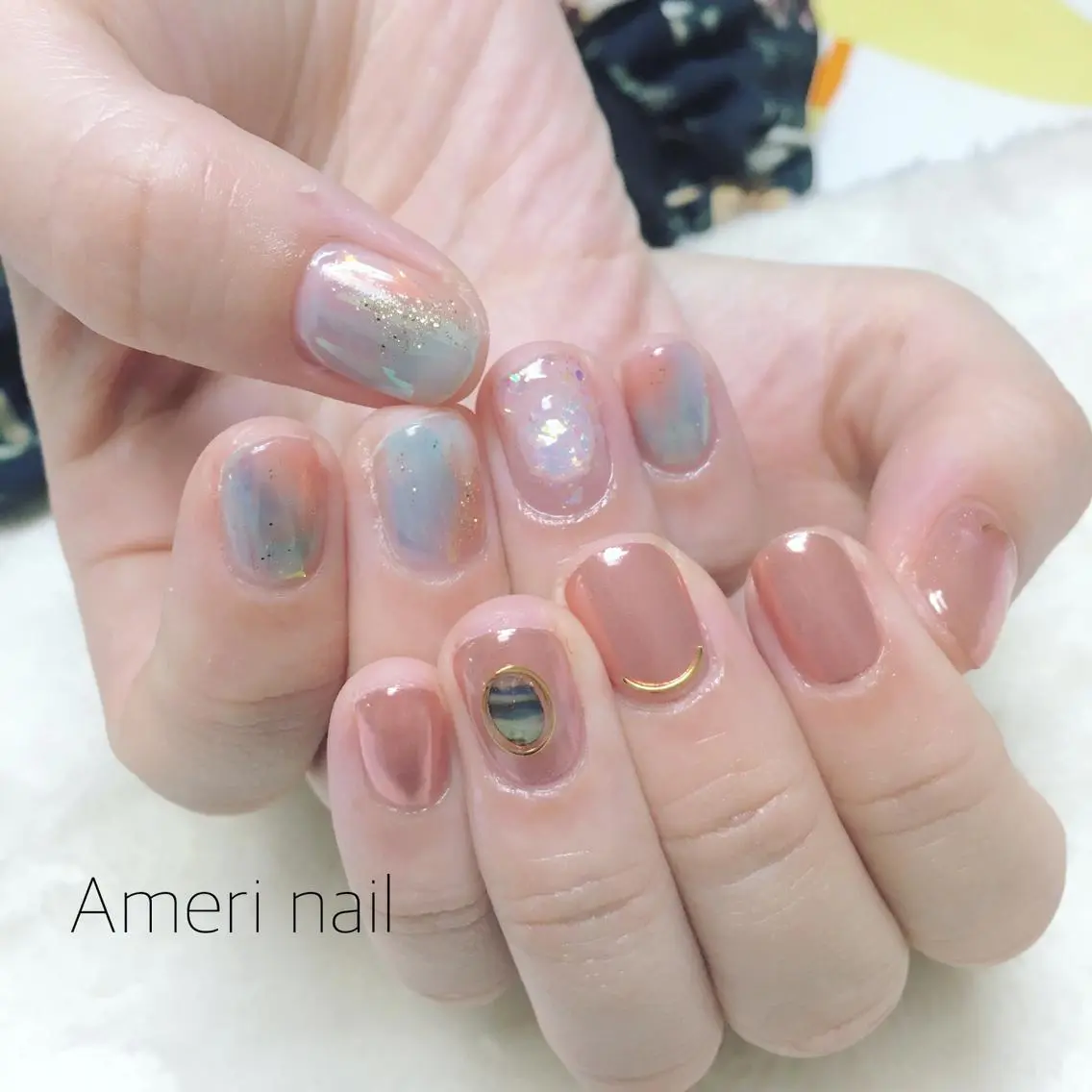 ネイル ハンドネイル Ameri nail /UKIのネイルデザイン