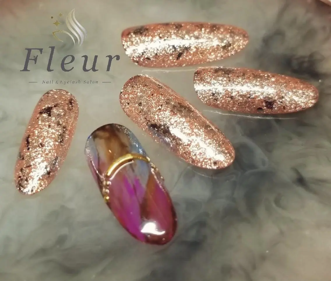 ネイル ハンドネイル nail&eye ♡Fleur♡のネイルデザイン