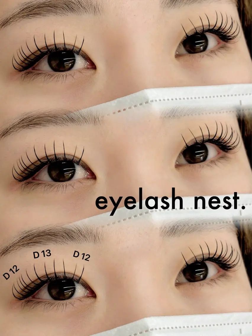 マツエク・マツパ フラットラッシュ 🤍nest. エリ🤍のマツエク・マツパデザイン