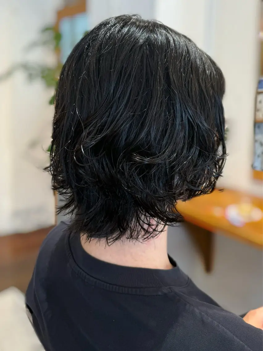 🌀ボブショートスタイル限定💫🐺【ナチュラルパーマ】+【カット】の写真