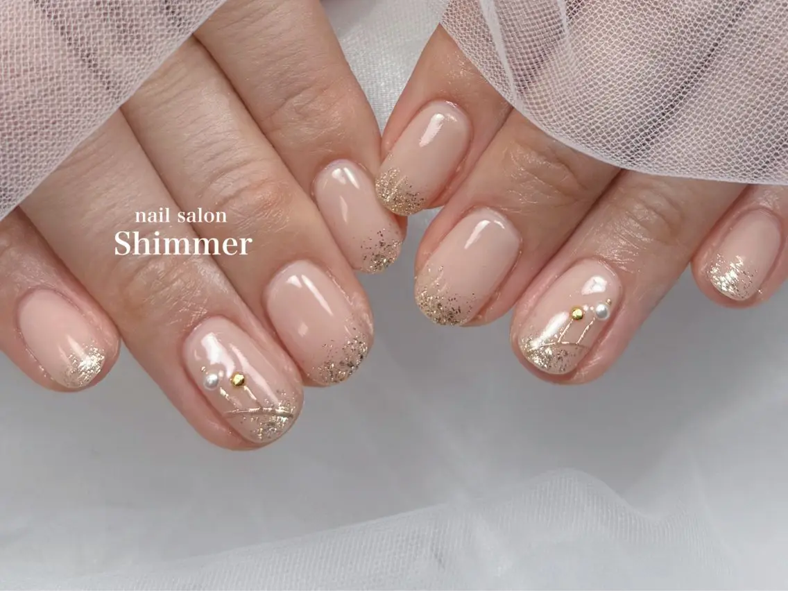 ネイル ハンドネイル Shimmer Risaのネイルデザイン