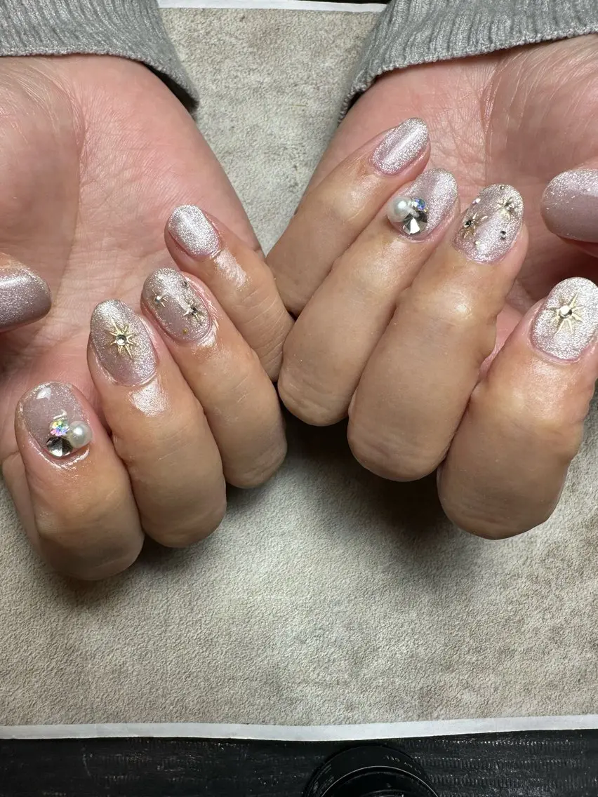 ネイル 冬ネイル クリスマス nailroom Anmie.のネイルデザイン