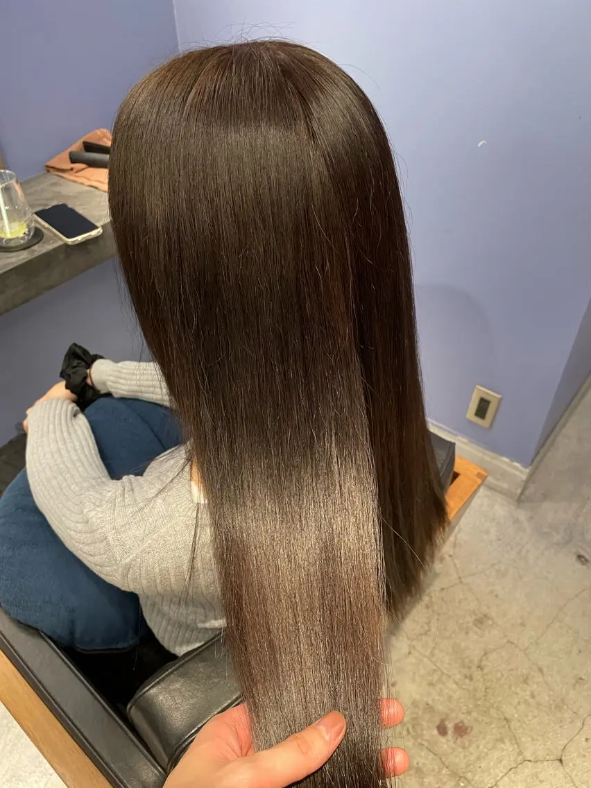 ロング カラー 🌿長尾俊汰🌿 透明感カラーのヘアスタイル