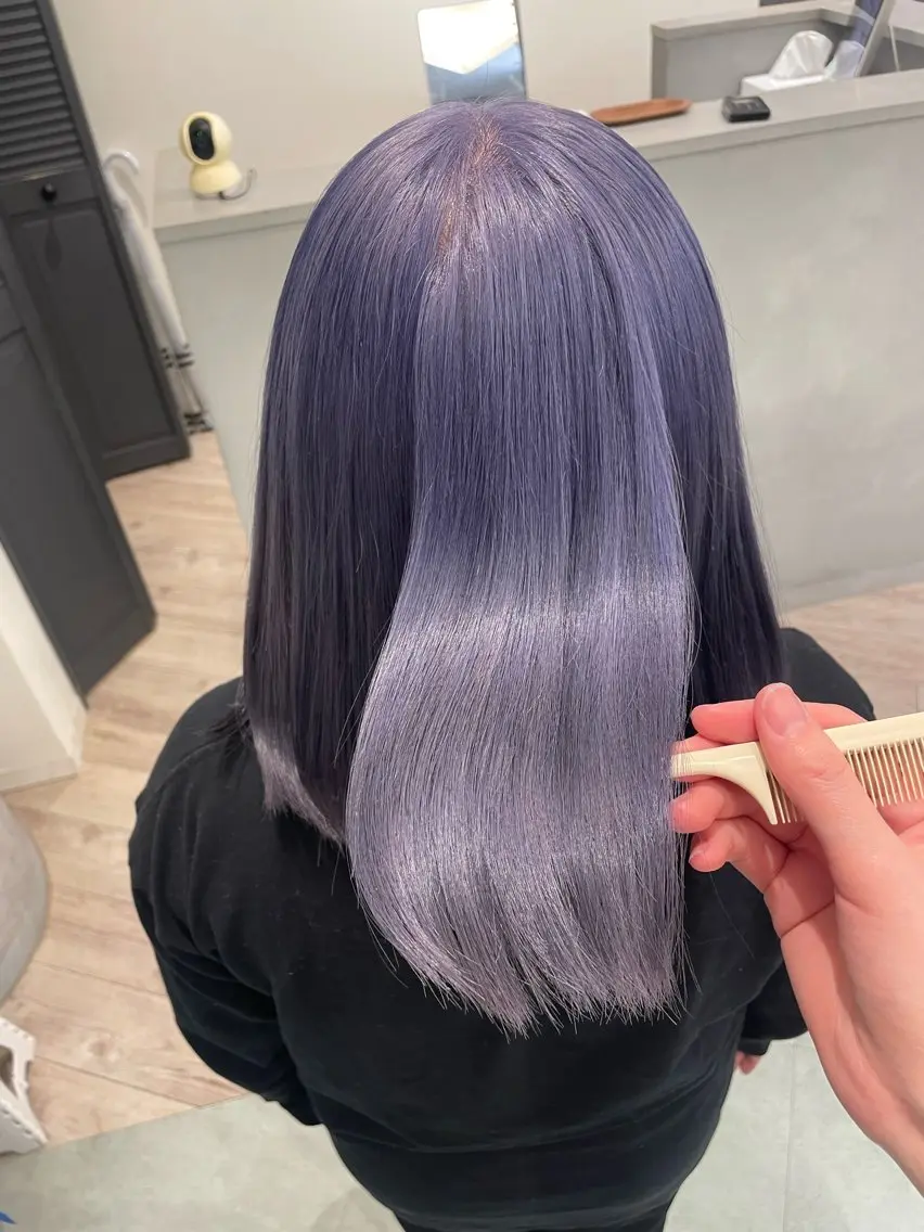 ミディアム ヘアカラー トリートメント ♡似合わせ ♡ハイトーン♡のヘアスタイル